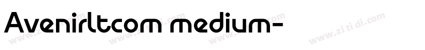 Avenirltcom medium字体转换